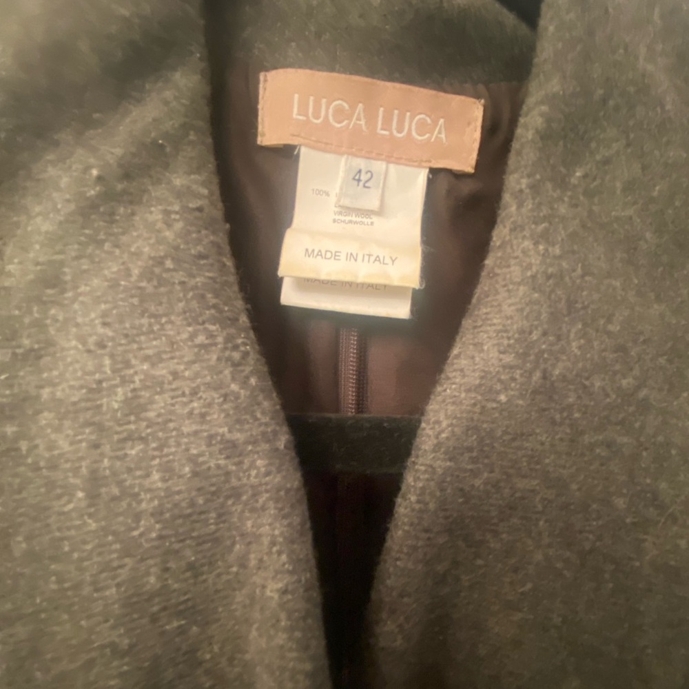 NEW Italian Designer Luca Luca Dress Pockets Midi Womens Italian Size Small 42 - Picture 11 of 14